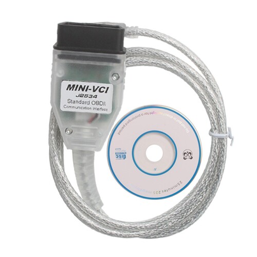 现货丰田汽车检测仪OBD2  MINI VCI TIS Techstream丰田检测线