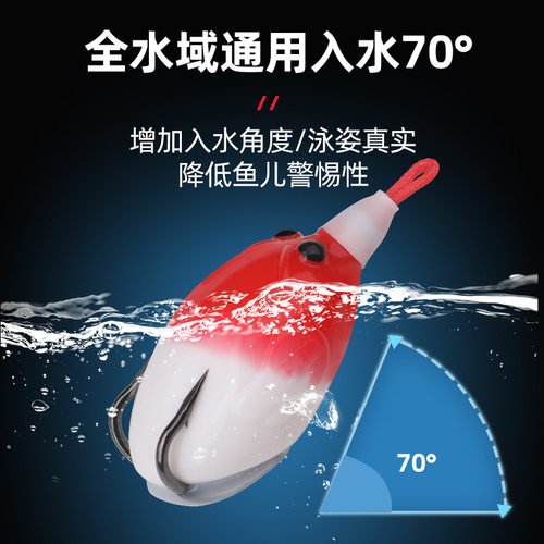 新款狂狐翠鸟蛋14克小蛋雷蛙改装黑鱼专杀蛋蛙路亚钓黑鱼通杀假饵
