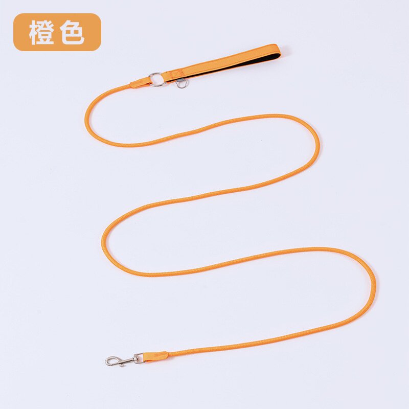 跨境多色狗狗牵引绳多彩耐磨狗绳子宠物用品狗链遛狗绳反光牵引绳