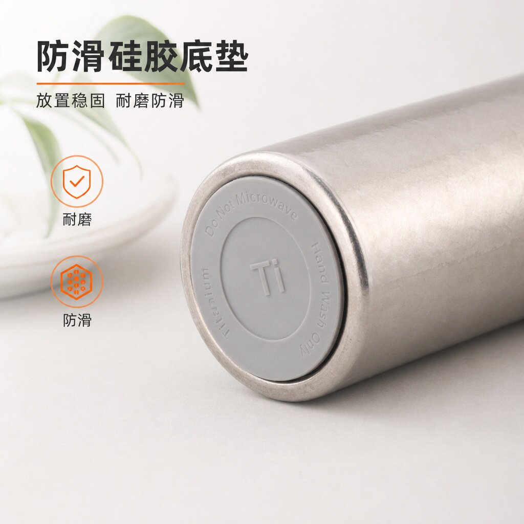 高端纯钛保温杯茶水分离纯钛杯户外便携口袋钛杯刻字送人礼品定制