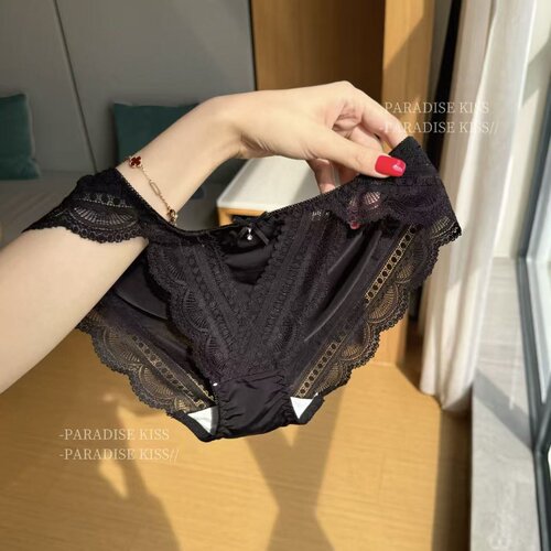2条装F2332#日系纯欲轻奢高档女士精美蕾丝内裤舒适透气薄款低腰
