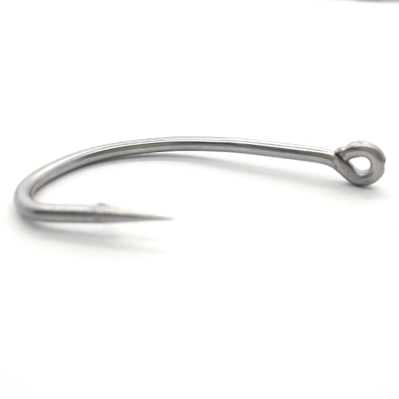 伍锐歌德平嘴1920不锈钢短柄钩海马防海水铁板钩伊势尼管付鲈鱼钩