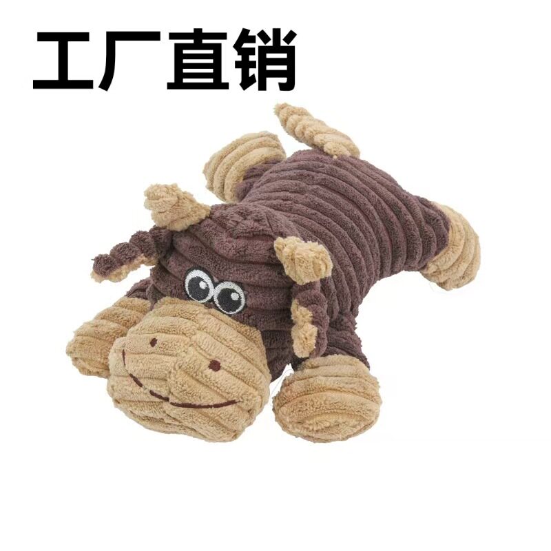 狗狗啃咬发声公仔宠物猫咪狗狗解闷玩具玩偶磨牙洁齿清洁除臭批发