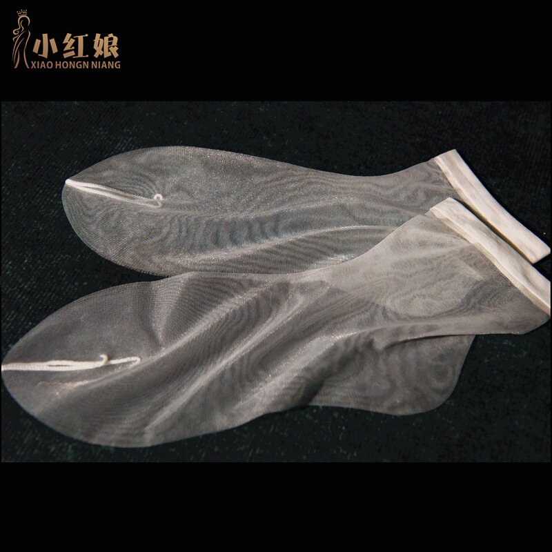 丝滑隐形0D肉丝袜女短超薄春秋款肉色脚尖透明中筒空姐灰薄款黑丝