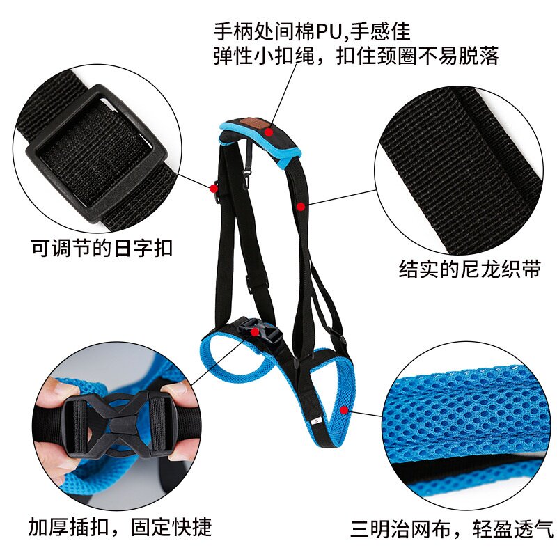跨境宠物腿部背带走路支架狗腿护带后腿残疾受伤高老龄狗狗辅助带