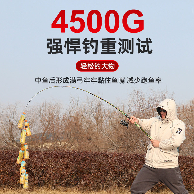 碳素雷强竿打黑路亚竿xh调重雷远投抛竿海竿插接竿钓鱼竿海杆