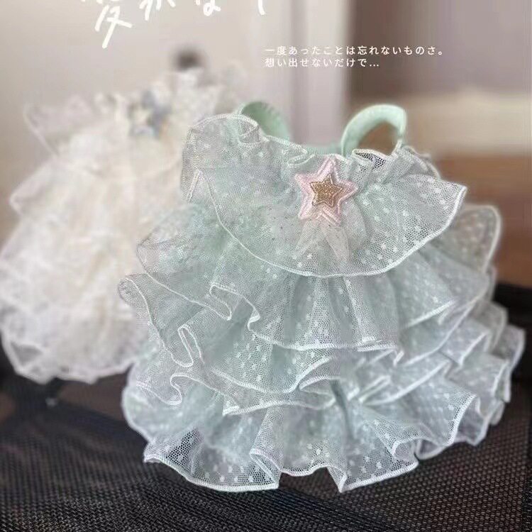 2023年春夏装 满天星婚纱裙 甜美狗狗宠物衣服猫裙子泰迪公主裙