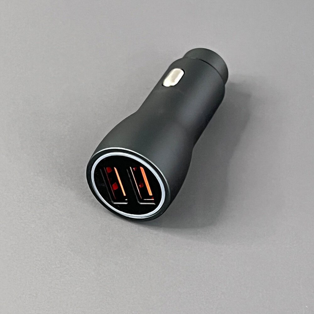 原装海韵DC60双U车载充电器汽车点烟器车充头66W双USB车载快充头