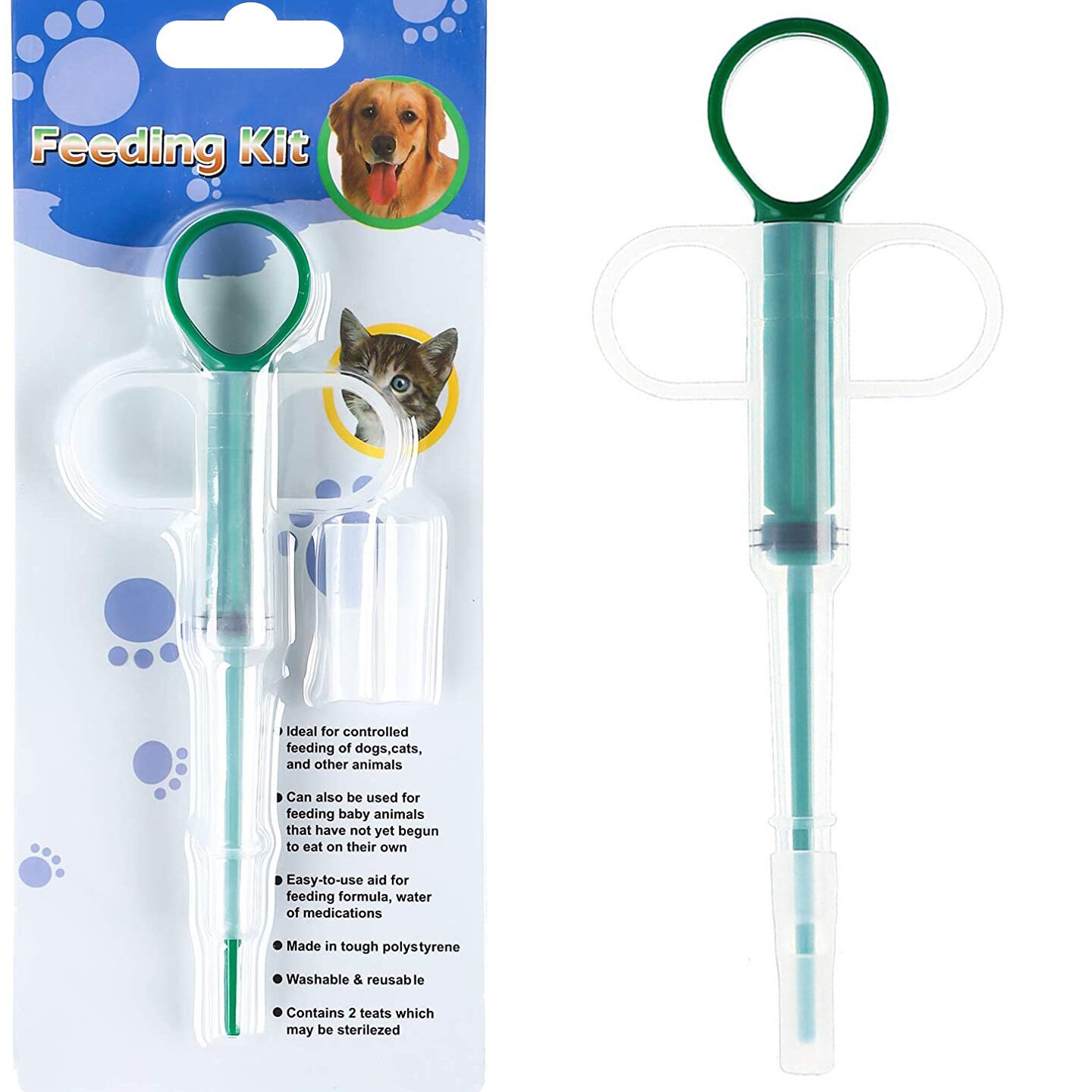 宠物喂药器按压式针筒注射器猫咪药片针管滴管犬猫喂食器厂家