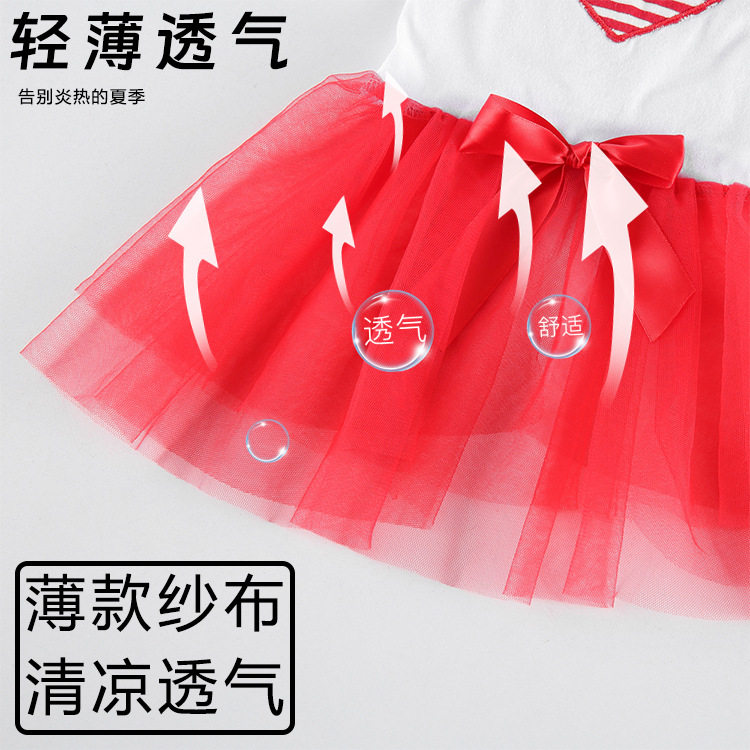 夏季跨境爆款碎花纱裙狗狗裙子 小狗猫咪蝴蝶结彩裙婚庆宠物礼服