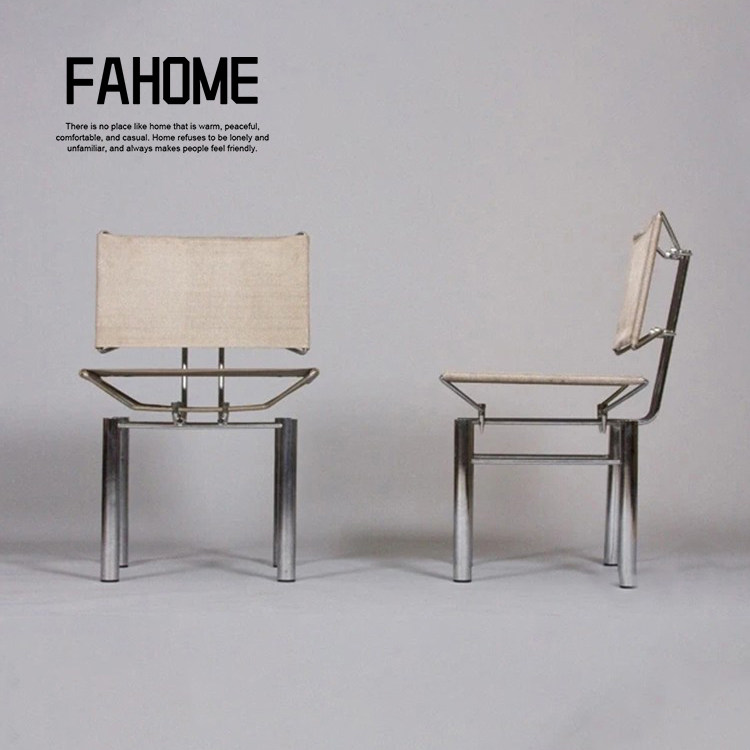 国外创意hansulrichbitsch不锈钢皮革电脑洽谈椅子小众房间梳妆凳