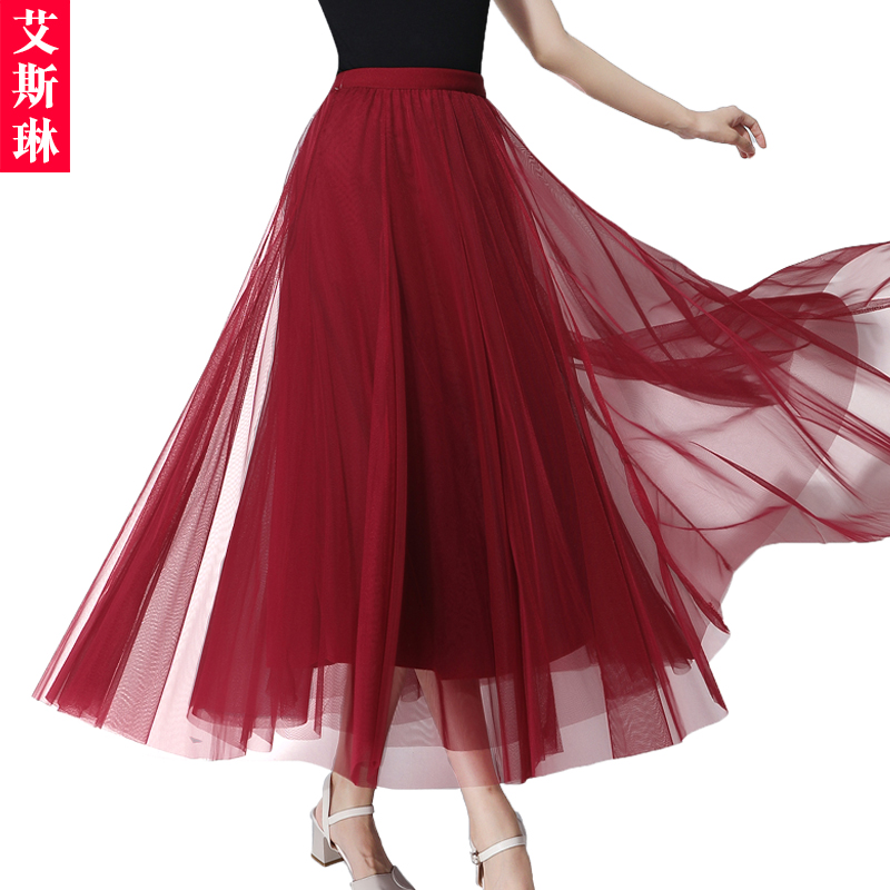 广场舞裙子柔软亲肤垂感十足