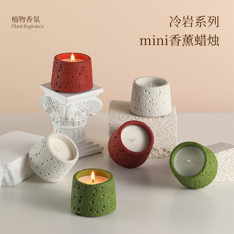 创意香薰蜡烛冰岛苔原60g新婚伴图片