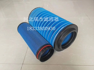 K2747空气滤芯适配中国重汽汕德卡C7H豪沃TXT5G曼发动机空气滤芯
