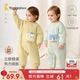 童泰婴儿连体衣秋冬季 纯棉夹棉宝宝衣服儿童休闲外出哈衣薄棉爬服