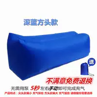 Лысый синий утолщенная квадратная голова направлена