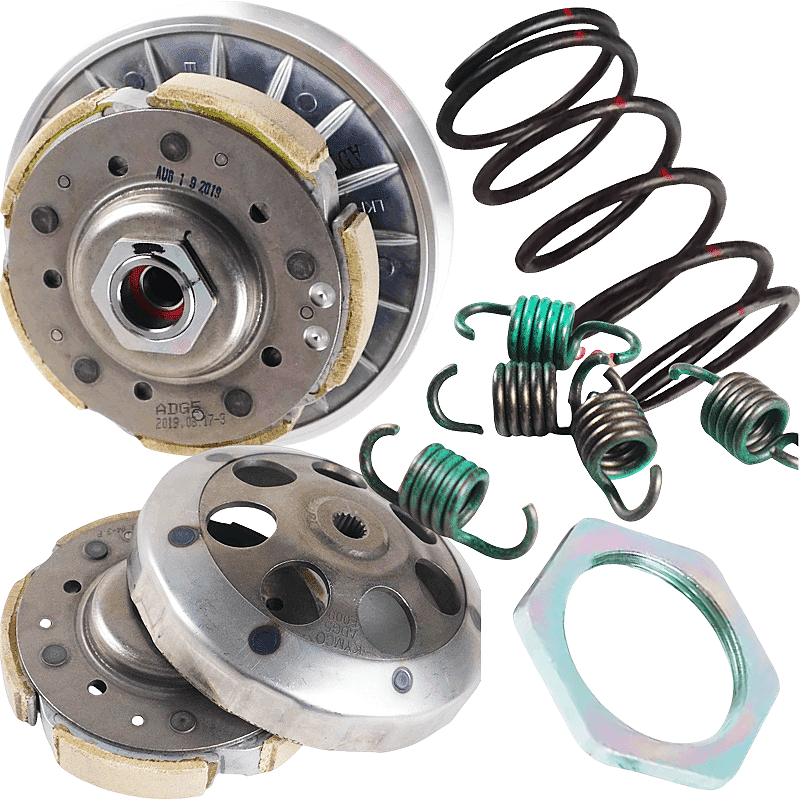光陽機車CK400T10-10赛艇S400/皮带轮离合器甩块碗公驱动大小弹簧