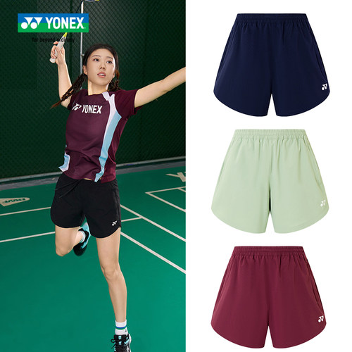 YONEX尤尼克斯女速干羽毛球短裤