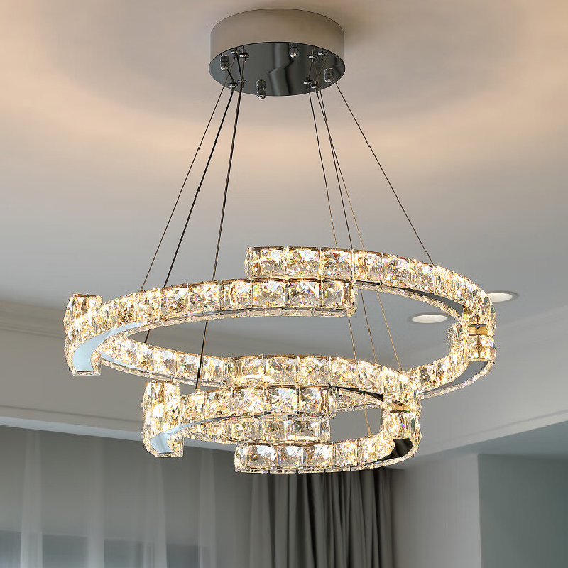 轻奢水晶吊灯客厅灯主灯