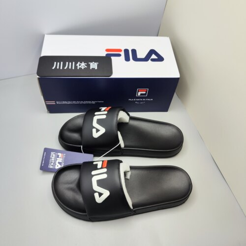 【狂欢价】FILA/斐乐 Drifter 轻便  橡胶底 沙滩 一字 拖鞋