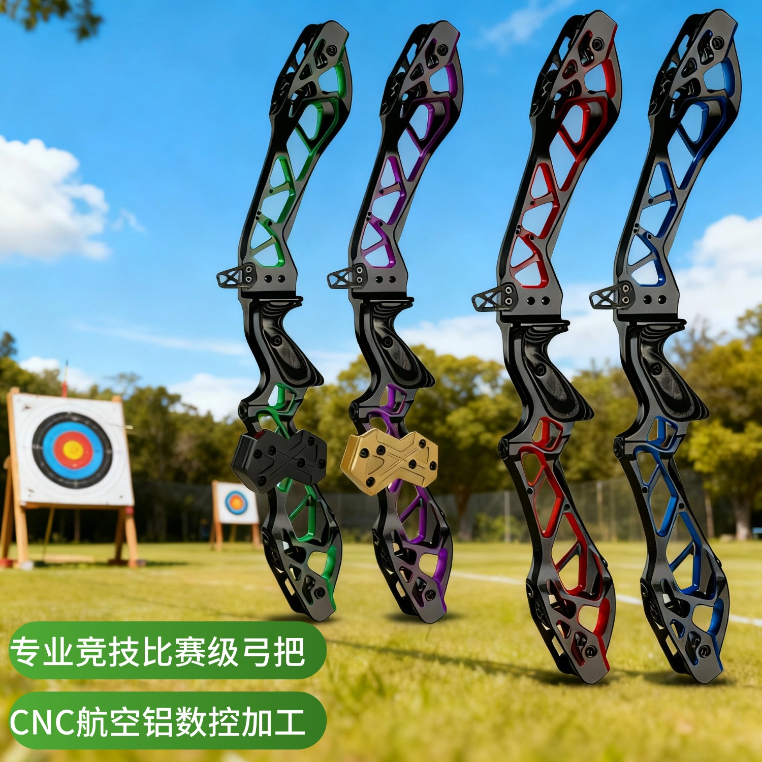 顶点高端弓把CNC6061航空铝