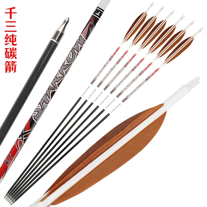 AMEYXGS千三纯碳箭支美猎传统弓