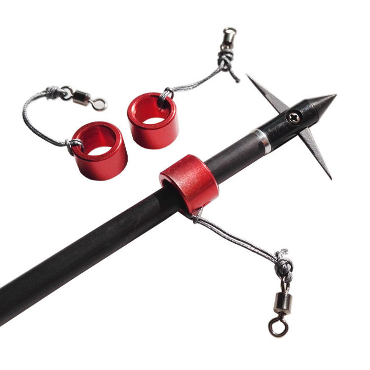 弓箭铝合金射鱼滑套射鱼箭通用滑套连接鱼线和箭杆阻挡掉箭打鱼套,玩具/童车/益智/积木/模型,弹弓/飞镖/射击/射箭类,淘宝优惠券,粉丝福利购,淘宝优惠卷