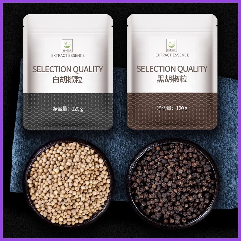 谷本道元纯正黑白胡椒颗粒补充装