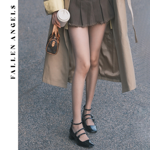 FallenAngels 耀星空深灰色丝袜亮丝细闪珠光袜美拉德穿搭连裤袜