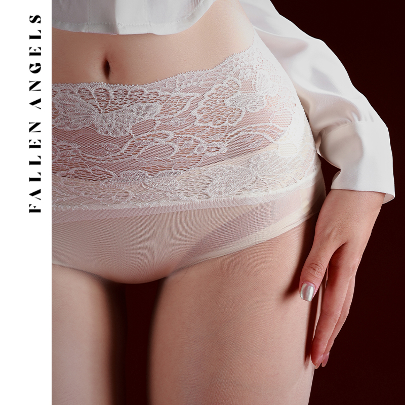 性感超薄蕾丝黑丝连裤袜