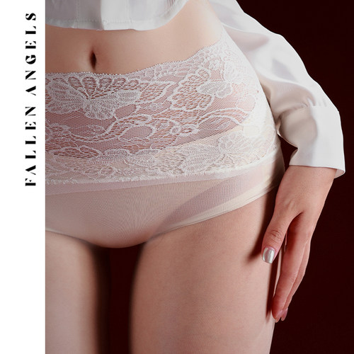 性感超薄蕾丝黑丝连裤袜