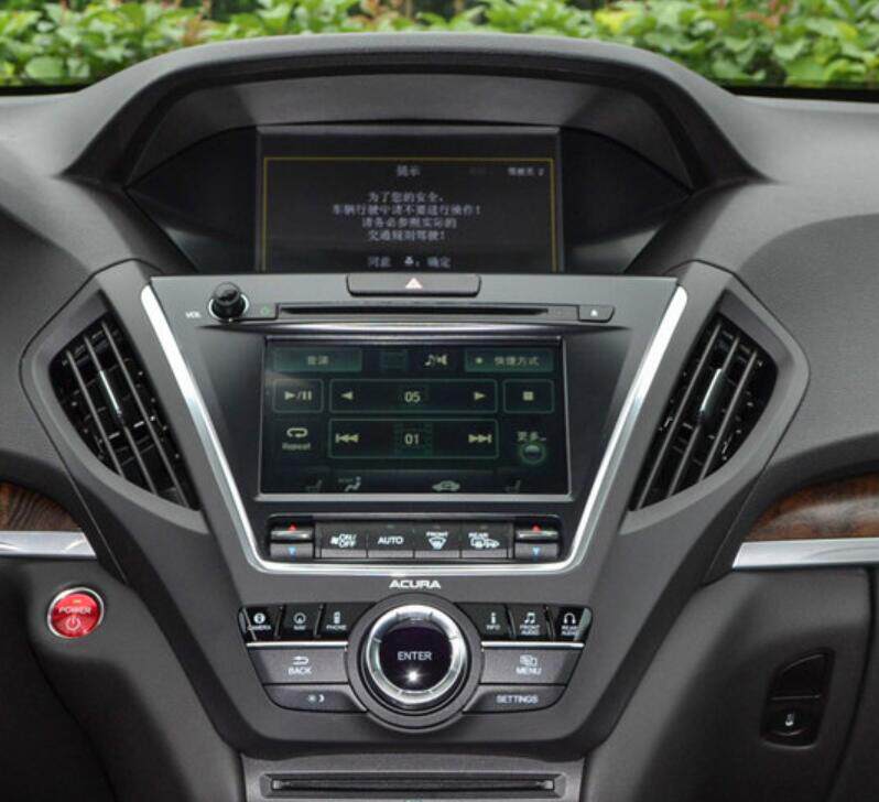 21款讴歌mdx中控上下屏导航仪防蓝光软钢化膜防反光防指纹水凝膜