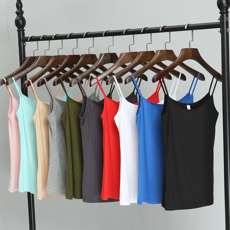 修身显瘦莫代尔吊带背心百搭