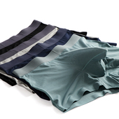 男士 衩潮 四角短裤 莫代尔无痕内裤 枪弹透气分离囊袋阴囊托男平角裤