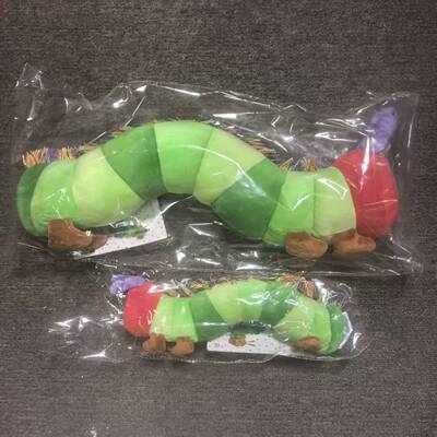 好饿的毛毛虫玩偶公仔The Very Hungry Caterpillar绘本毛绒玩具