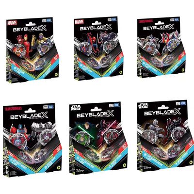 TOMY多美卡 Beyblade X爆旋陀螺 星球大战 变形金刚 蜘蛛侠联名款