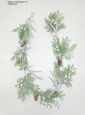 仿真柏树叶枝迎客松景观植物 侧柏叶 松针果树装饰挂饰配件