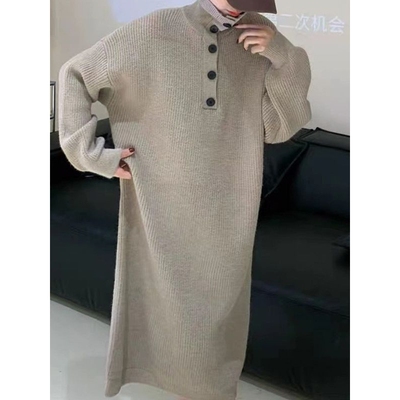 2025新款爆款女装今年流行漂亮内搭针织毛衣连衣裙慵懒风秋冬长裙