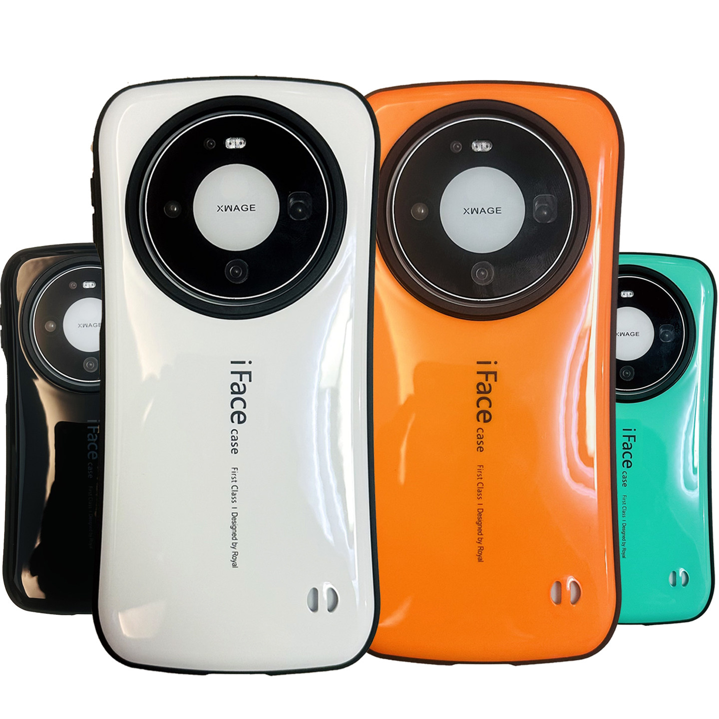 iFaceCase适用华为Mate80Pro手机壳防摔硅胶珠光烤漆亮面壳Mate80ProMax保护壳加宽加厚全包男女日韩风壳硬壳