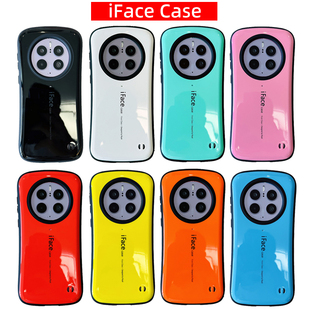 iFace适用华为Mate50Pro手机壳防摔镜面mate50e保护壳全包套韩风Mate40保护套小蛮腰光面mate30pro壳鼎桥M40