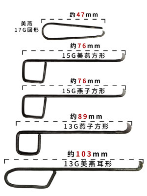 燕美配件牌g燕维刀牌g13刀可迅形勾刀刀子方形耳打结15打结纺织钩