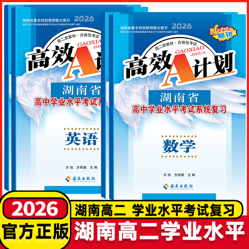 2026版 湖南省高二高一新教材高效A计划高中学业水平考试系统总复习语文 数学 英语 物理 政治高中学业考试复习资料合格性考试会考