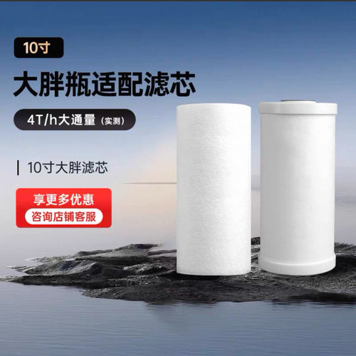 大白瓶前置过滤器滤芯10寸PP棉