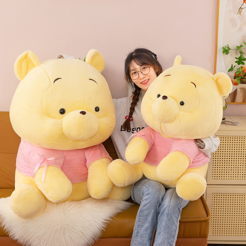 可爱毛毛季维尼熊公仔毛绒玩具大号睡觉抱枕小熊维尼玩偶生日礼物
