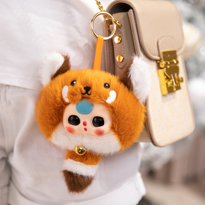 萌搪胶娃娃挂件可爱小熊公仔挂饰