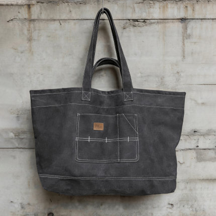 MRA男装 大容量水洗帆布托特包旅行健身单肩斜跨电脑多功能包潮男