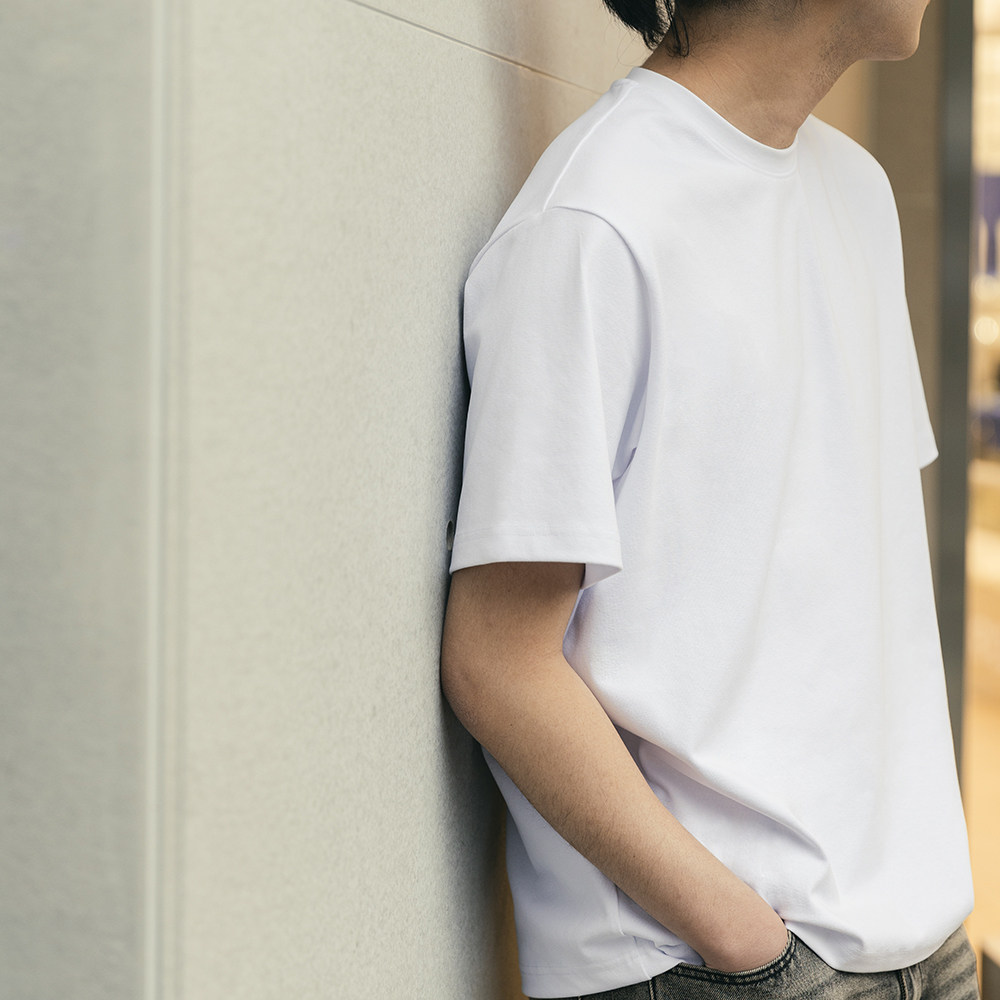 【300G正肩T】MRA重磅白色T恤