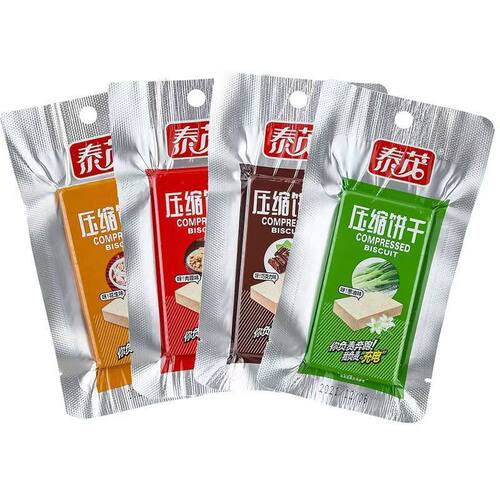 泰茂压缩饼干早餐代餐饱腹充饥户外健身代餐干粮抗饿即食休闲零食