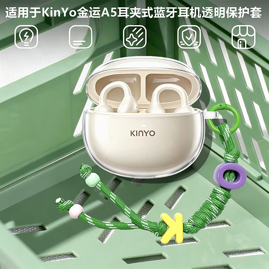 适用金运A5Ultra耳机透明保护套图片