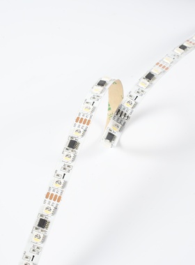 10mm 12V 三点一控 TM1834断点续传 幻彩灯带5050 RGBW 60灯裸板